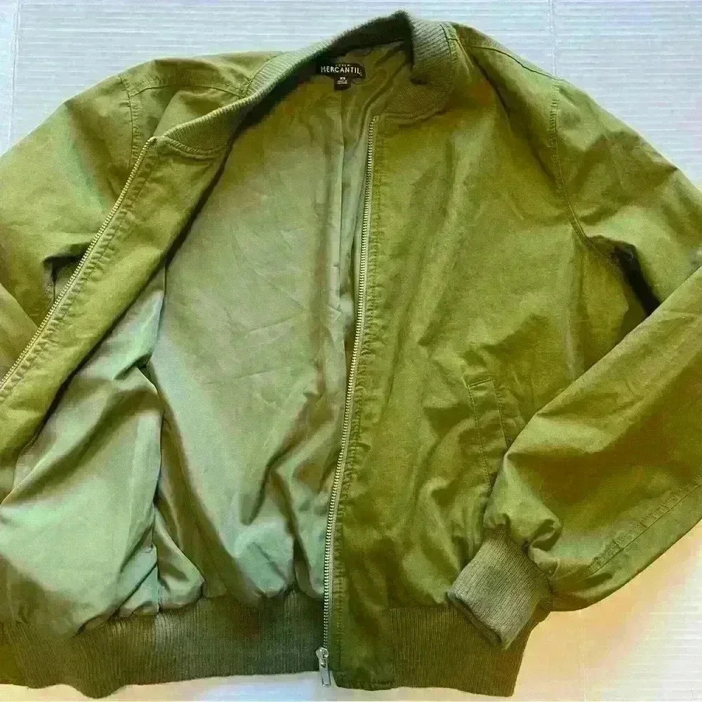 J Crew Mercantile Olive Green Cotton Jacket Size XS - Picture 6 of 7